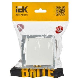 розетка brite рсбш10-3-брб 16а ip20 с заземл. защ. шторки с крышкой механизм бел. iek br-r16-16-k01 от магазина Штепсель и батарейка. - фото_7