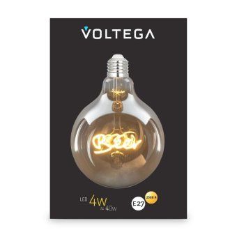 лампа светодиодная филаментная loft 271 g125 4вт 2500к e27 voltega 8555 от магазина Штепсель и батарейка. - фото_6