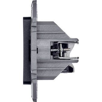 розетка компьютерная 2-м inspiria rj45 кат.5e utp антрацит iek 673838 от магазина Штепсель и батарейка. - фото_6