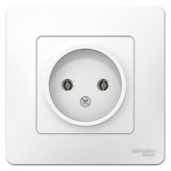 розетка 1-м сп blanca 16а ip20 250в без заземл. без защ. шторок бел. se blnrs000011 от магазина Штепсель и батарейка. - фото_3