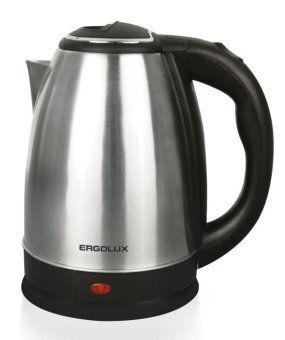 чайник elx-ks05-c72 промо18 1.8л 1600вт 220-240в нерж. матов. черн. сталь ergolux 14052 от магазина Штепсель и батарейка.