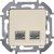 розетка компьютерная 2-м inspiria rj45 кат.5e utp сл. кость leg 673836 от магазина Штепсель и батарейка. - фото_2