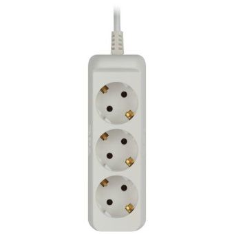 удлинитель 3х3м с заземл. 10а ip20 ux-3e-3m пвс 3х0.75 эра б0035750 от магазина Штепсель и батарейка. - фото_4
