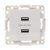 розетка usb 2-м стокгольм 2.1а механизм бел. proxima ekf eyr16-028-10-2usb от магазина Штепсель и батарейка.