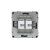 розетка компьютерная 2-м kant rj45 кат.6a без шторки черн. уголь dkc 7012674 от магазина Штепсель и батарейка. - фото_3