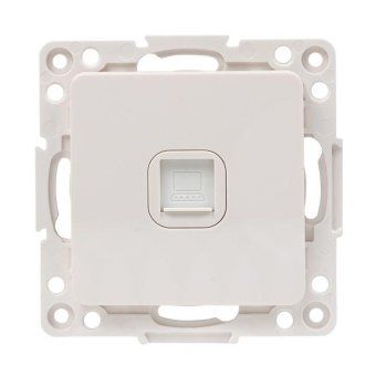 розетка компьютерная 1-м стокгольм rj45 механизм бел. proxima ekf eyk01-035-10 от магазина Штепсель и батарейка.