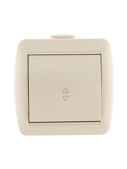 переключатель проходной 1-кл. оп nata 10а ip20 крем. lezard 710-0300-105 от магазина Штепсель и батарейка. - фото_2