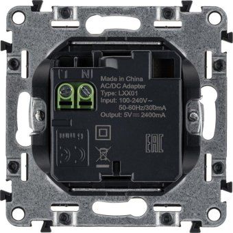 розетка usb 2-м valena life 240в/5в 1500ма с лицев. панелью механизм сл. кость leg 753512 от магазина Штепсель и батарейка. - фото_3