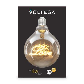 лампа светодиодная loft led g125 4вт 2500к e27 voltega 8550 от магазина Штепсель и батарейка. - фото_6