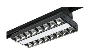 светильник светодиодный трековый ptr 2260r 1f2s 60вт 4000к ip40 60град./120град./60град. 280мм bl черн. pro+ jazzway 5039599 от магазина Штепсель и батарейка.