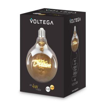 лампа светодиодная loft led g125 4вт 2500к e27 voltega 8552 от магазина Штепсель и батарейка. - фото_6