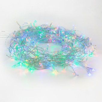 гирлянда светодиодная "твинкл лайт" 20м 160led мультиколор 10вт провод пвх прозр. neon-night 303-309 от магазина Штепсель и батарейка. - фото_5