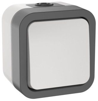 выключатель кнопочный 1-кл. оп tors 10а ip55 ts210 бел. iek ts-v14-0-10-55-k41 от магазина Штепсель и батарейка.