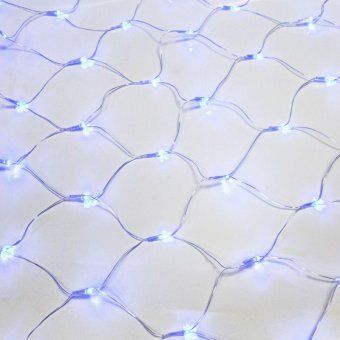 гирлянда светодиодная "сеть" 1.5х1.5м 150led син. 12вт ip20 провод пвх прозр. neon-night 215-123 от магазина Штепсель и батарейка. - фото_11