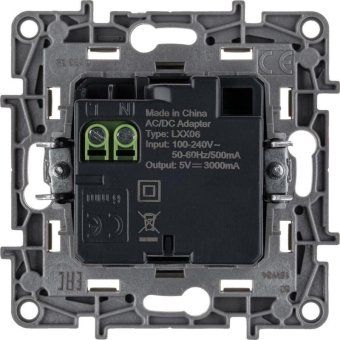 устройство зарядное etika с двумя usb-разъемами тип c-тип c 240в/5в 3000ма сл. кость leg 672335 от магазина Штепсель и батарейка. - фото_2