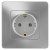 розетка 1-м сп blanca 16а ip20 250в с заземл. без защ. шторок алюм. se blnrs001013 от магазина Штепсель и батарейка. - фото_5