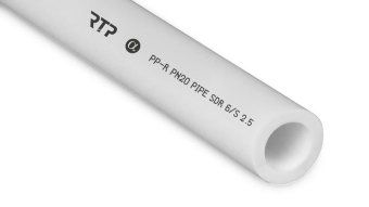 труба ppr 32х5.4 pn20 бел. (дл.2м) rtp 10308 от магазина Штепсель и батарейка.