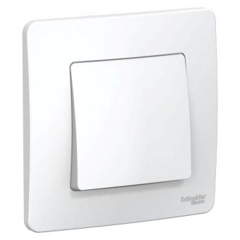 выключатель 1-кл. сп blanca 6а ip20 (сх. 1) 250в бел. se blnvs006101 от магазина Штепсель и батарейка.