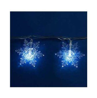 гирлянда светодиодная «снежинки-1» uld-s0700-050/dta white ip20 snowflakes-1 с контроллером 50led (дл.7м) uniel 7930 от магазина Штепсель и батарейка.