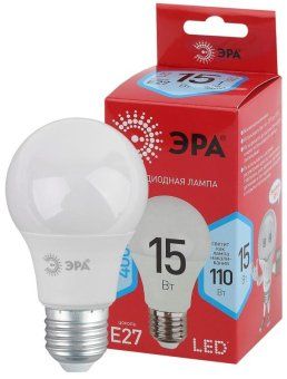 лампа светодиодная red line led a60-15w-840-e27 r 15вт a60 груша 4000к нейтр. бел. e27 эра б0046356 от магазина Штепсель и батарейка.