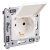 розетка 1-м сп 2мод. avanti "белое облако" 16а ip41 2p+e защ. шторки с крышкой бел. dkc 4400013 от магазина Штепсель и батарейка. - фото_2