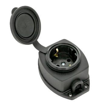 розетка настенная 16а ip44 230в 2p+pe с защ. крышкой каучук basic ekf rps-014-16-230-44 от магазина Штепсель и батарейка. - фото_3