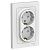розетка 2-м сп atlasdesign 16а ip20 с заземл. защ. шторки в сборе бел. se atn000126 от магазина Штепсель и батарейка.