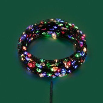 гирлянда светодиодная роса с контроллером 50м 500 led мультиколор ip20 230в зел. провод neon-night 303-289 от магазина Штепсель и батарейка. - фото_6