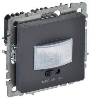датчик движения brite дс10-1-брг механизм графит iek br-ms10-n-150-05-k53 от магазина Штепсель и батарейка.