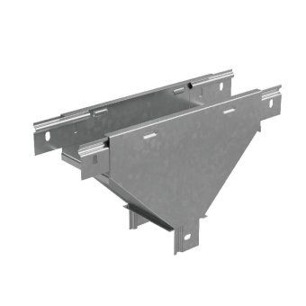 отвод для лотка т-образ. вертикал. вниз 100х50 "плюс" tdvplus50-100 inox304 км pl6226 от магазина Штепсель и батарейка.