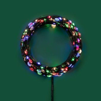 гирлянда светодиодная роса с контроллером 50м 500 led мультиколор ip20 230в зел. провод neon-night 303-289 от магазина Штепсель и батарейка. - фото_4