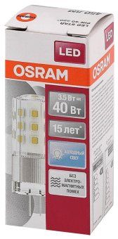 лампа светодиодная led star pin40 cl 840 3.5вт прозрачная 4000к нейтр. бел. g4 12в стекл. osram 4058075369030 от магазина Штепсель и батарейка. - фото_2