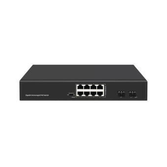 коммутатор неуправляемый 8poe 802.3af/at порта 1000мбит/с 7-8 порт до 250м cat6 2 sfp порта 1000мбит/с 120вт gigalink gl-sw-g005-08p от магазина Штепсель и батарейка.