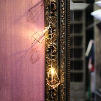 гирлянда светодиодная "кристаллы бронзовые" 1.5м 10led тепл. бел. 0.1вт ip20 провод пвх прозр. элементы питания 2хaa (не в компл.) neon-night 304-019 от магазина Штепсель и батарейка. - фото_4