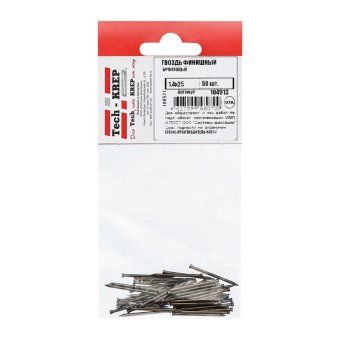 гвоздь финишный бронзовый 1.4х25 (уп.50шт) tech-krep 104913 от магазина Штепсель и батарейка.