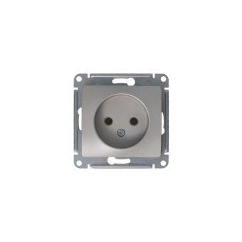 розетка 1-м сп glossa 16а ip20 250в с заземл. механизм платина se gsl001243 от магазина Штепсель и батарейка. - фото_6