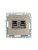 розетка компьютерная двойн. сп rj45 кат.5e brite рк10-2-брш механизм шампань iek br-k20-1-k37 от магазина Штепсель и батарейка. - фото_5
