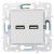 розетка usb a+a 3.1а skandy sk-r15w арктич. бел. iek sk-u21-d31-k01 от магазина Штепсель и батарейка. - фото_2