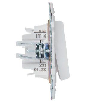 выключатель 3-кл. skandy 10а sk-v11w арктич. бел. iek sk-v30-0-10-k01 от магазина Штепсель и батарейка.
