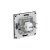 розетка компьютерная 1-м kant rj45 кат.6a без шторки черн. уголь dkc 7012673 от магазина Штепсель и батарейка. - фото_5