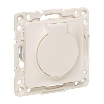 розетка 1-м сп стокгольм 16а ip44 с заземл. защ. шторки с крышкой механизм бел. proxima ekf eyr16-028-10-44 от магазина Штепсель и батарейка. - фото_4