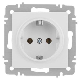 розетка accent 6-202-01м 2p+e schuko 16а-250в ip20 су бел. матов. intro б0063681 от магазина Штепсель и батарейка.