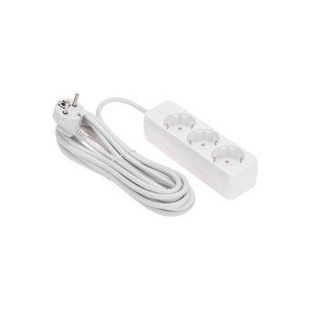удлинитель 3 гнезда 5м 3х0.75кв.мм с/з бел. proconnect 13-4210 от магазина Штепсель и батарейка.