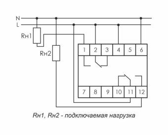 реле времени pcu-507 2х8а 230в 2п ip20 многофункц. 2 независимых времен. 1 мод. монтаж на din-рейке f&f ea02.001.022 от магазина Штепсель и батарейка. - фото_2