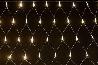 гирлянда "сеть" 1.5х1.5м 160led тепл. бел. ip20 провод прозр. 230в с контроллером 8 режимов iek lgdb410-1-160-l1-t-s-44 от магазина Штепсель и батарейка.