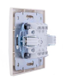 выключатель 1-кл. сп mira 10а ip20 с подсветкой со вставкой крем. lezard 701-0303-111 от магазина Штепсель и батарейка. - фото_5