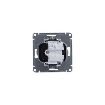 розетка 1-м сп 1мод. glossa 16а ip20 без заземл. механизм шоколад se gsl000841 от магазина Штепсель и батарейка. - фото_4