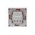 розетка силовая kant 2p+e без шторки красн. сатин dkc 7001033 от магазина Штепсель и батарейка. - фото_3