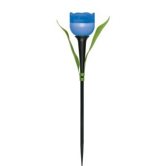светильник садовый usl-c-454/pt305 "синий тюльпан" blue tulip ip44 солнечная батарея uniel ul-00004279 от магазина Штепсель и батарейка.