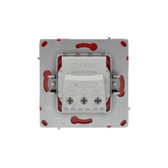 розетка силовая kant 2p+e защ. шторки красн. сатин dkc 7001003 от магазина Штепсель и батарейка. - фото_3